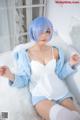 Coser@神楽坂真冬 Vol.005: 蕾姆 Milk by blue (150 photos)