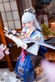 Cosplay 桜桃喵 神里绫华 Ayaka Kamisato