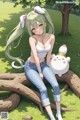 Hentai - Beneath the Sakura Canopy She Prowls with Catlike Charm Set.1 20241217 Part 21